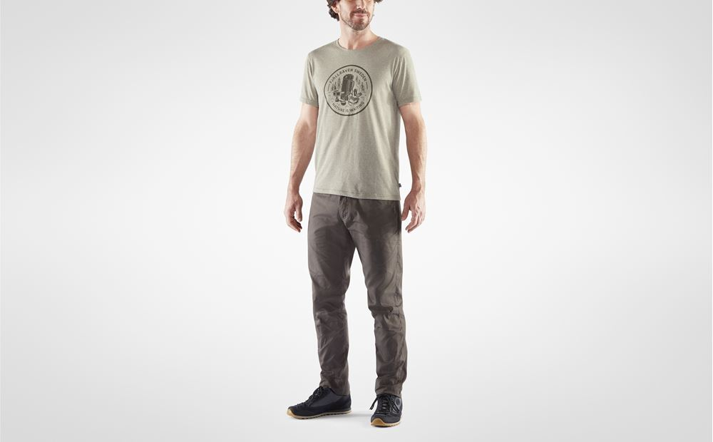 Fjallraven 有機棉輕量針織T恤 男 海軍藍 Fikapaus T-shirt 87312