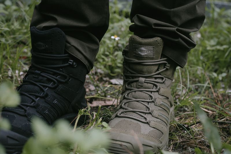 Merrell 中筒戰術健行鞋 男 黑 Strongfield Tactical 6