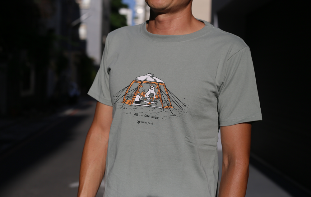 Snow Peak Loung Shell 印花T恤