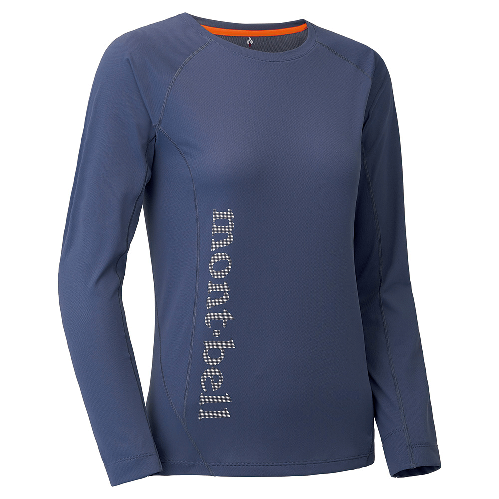 Mont-bell 長袖圓領排汗衣 Cool Light Long Sleeve T W