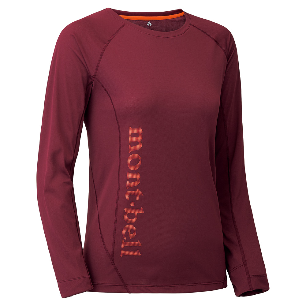 Mont-bell 長袖圓領排汗衣 Cool Light Long Sleeve T W